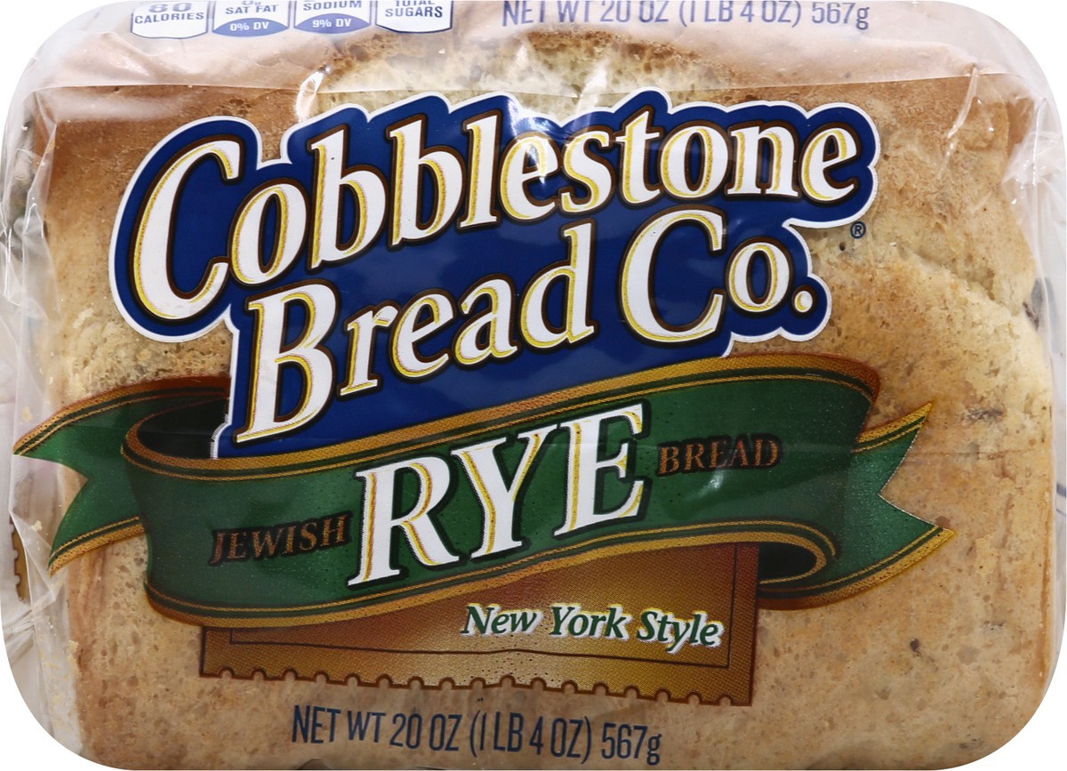 slide 6 of 9, Cobblestone Bread Co. Jewish Rye New York Style Bread 20 oz, 20 oz