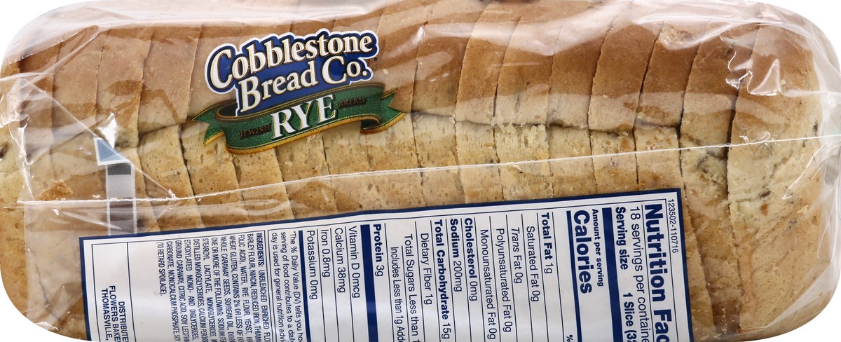 slide 8 of 9, Cobblestone Bread Co. Jewish Rye New York Style Bread 20 oz, 20 oz