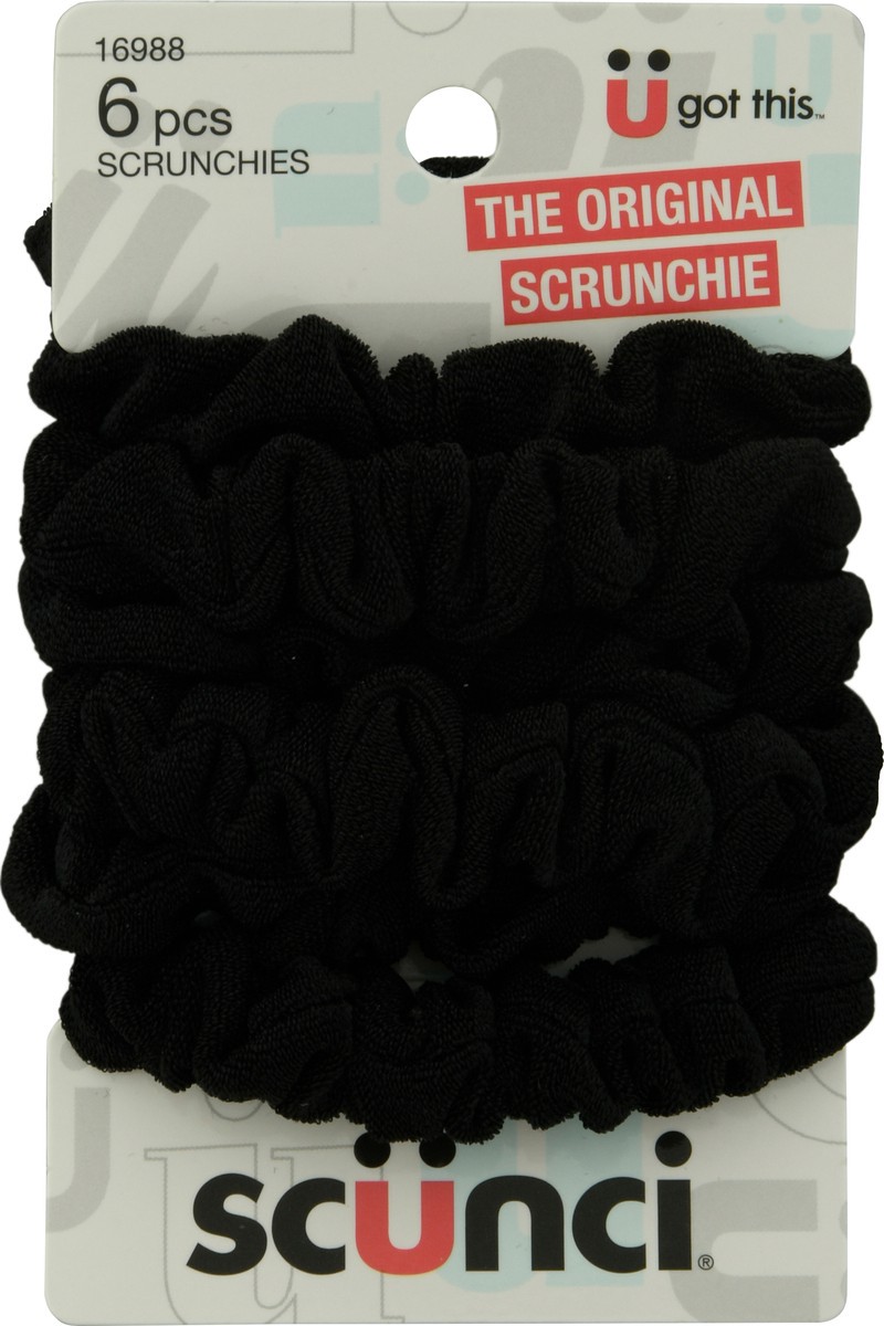 slide 3 of 9, scünci The Original Scrunchies 6 ea, 6 ct