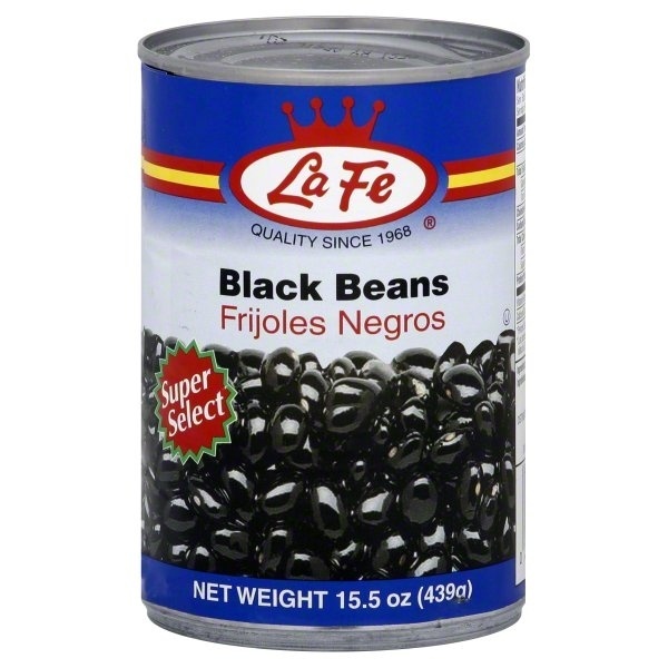 slide 1 of 1, La Fe Black Beans, 15 oz