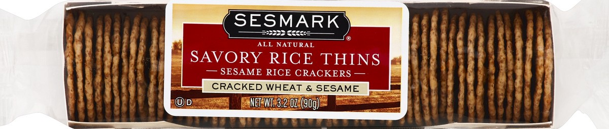 slide 2 of 4, Sesmark Snack Crackers 3.2 oz, 3.2 oz