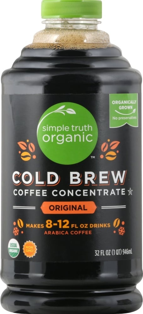 slide 1 of 1, Simple Truth Organic Cold Brew Original Coffee Concentrate, 32 fl oz