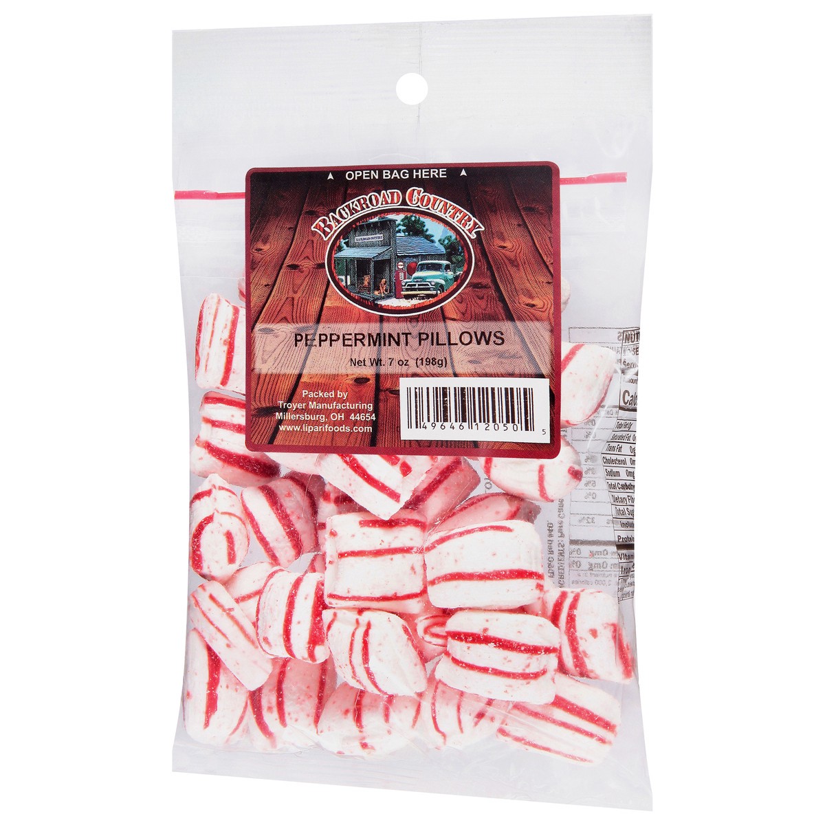 slide 6 of 12, Backroad Country Peppermint Pillows Candy 7 oz, 7 oz