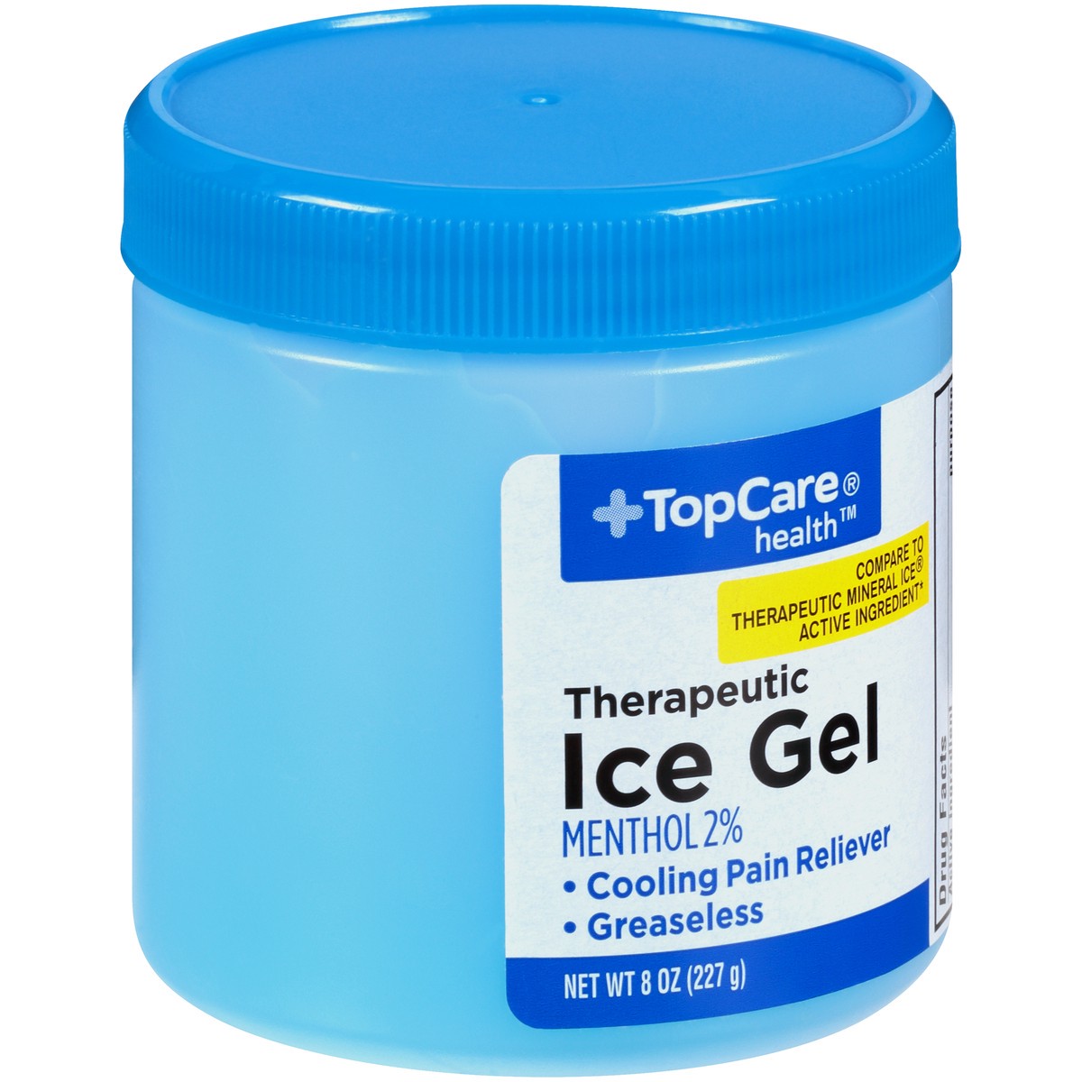 slide 2 of 9, TopCare Therapeutic Ice Gel Menthol 2%, 8 oz