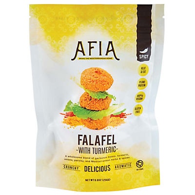 slide 1 of 1, Afia Spicy Turmeric Falafel, 8.8 oz