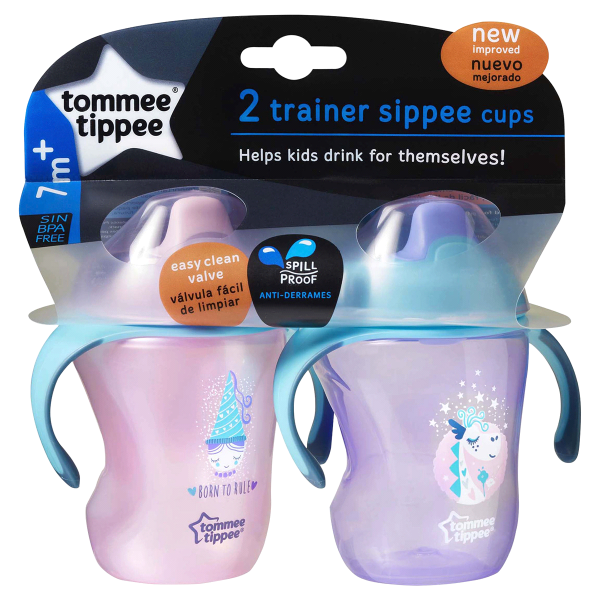 slide 6 of 6, Tommee Tippee Tommee Tippe Trainer Sippy Cup, 2 ct; 7 oz