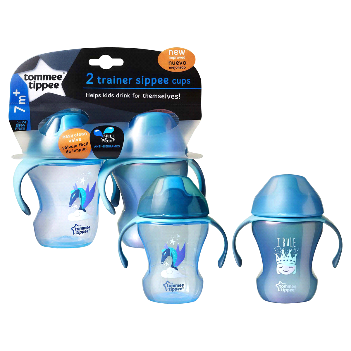 slide 5 of 6, Tommee Tippee Tommee Tippe Trainer Sippy Cup, 2 ct; 7 oz