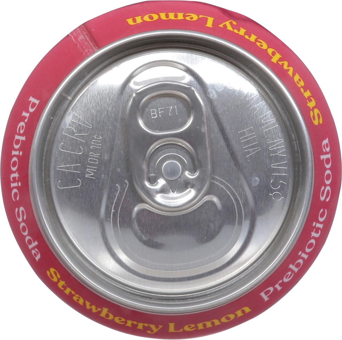 slide 6 of 9, poppi Strawberry Lemon Prebiotic Soda Can, 12oz, 12 oz