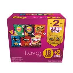 Frito-Lay Frito Lay Snacks Flavor Mix Variety Pack 20 Oz, 20 Count