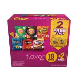 Frito-Lay Frito Lay Snacks Flavor Mix Variety Pack 20 Oz, 20 Count