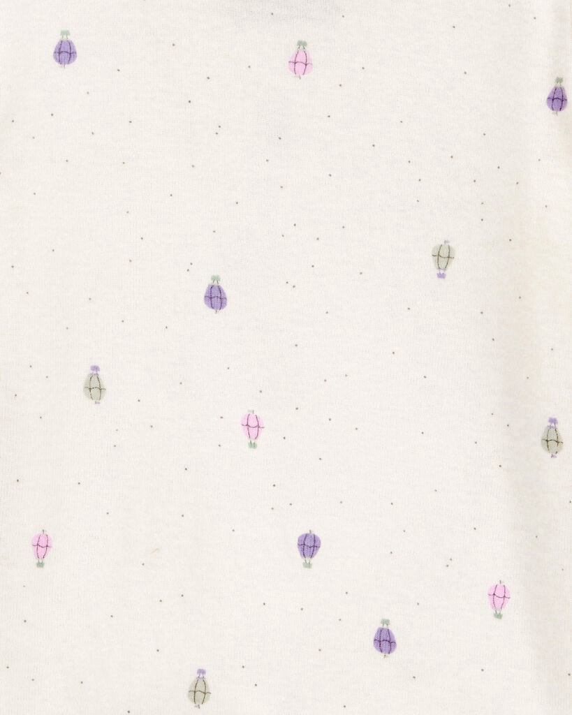 slide 3 of 5, Carter's Baby 2-Piece Long-Sleeve Tee & Coverall Set - Purple Purple 6M, 2 pc