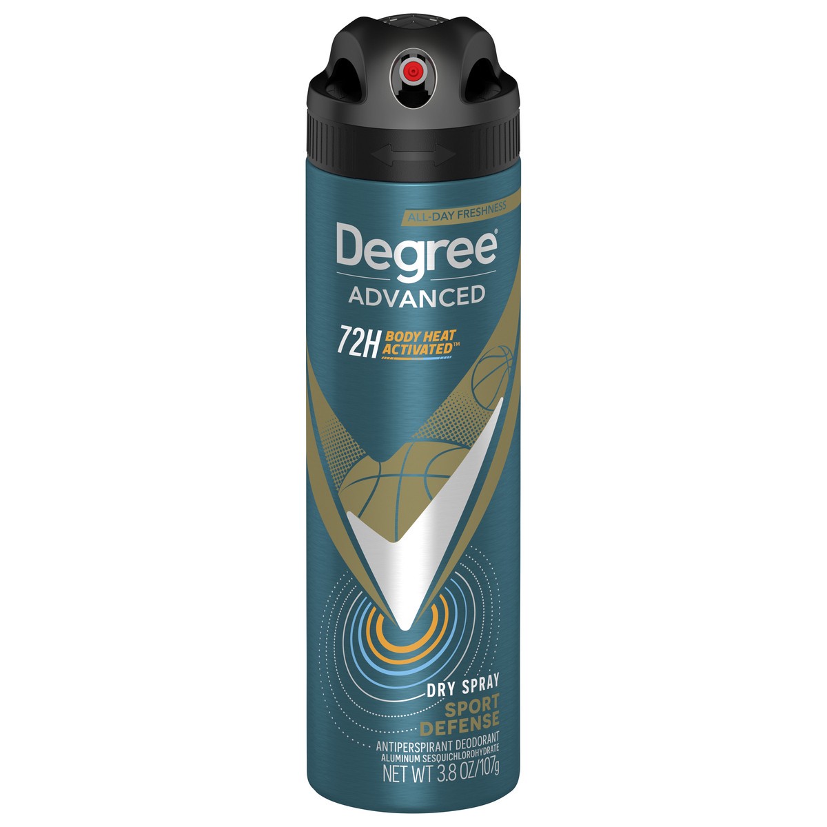 slide 3 of 4, Degree Men Advanced Sport Defense Antiperspirant Deodorant Dry Spray, 3.8 oz