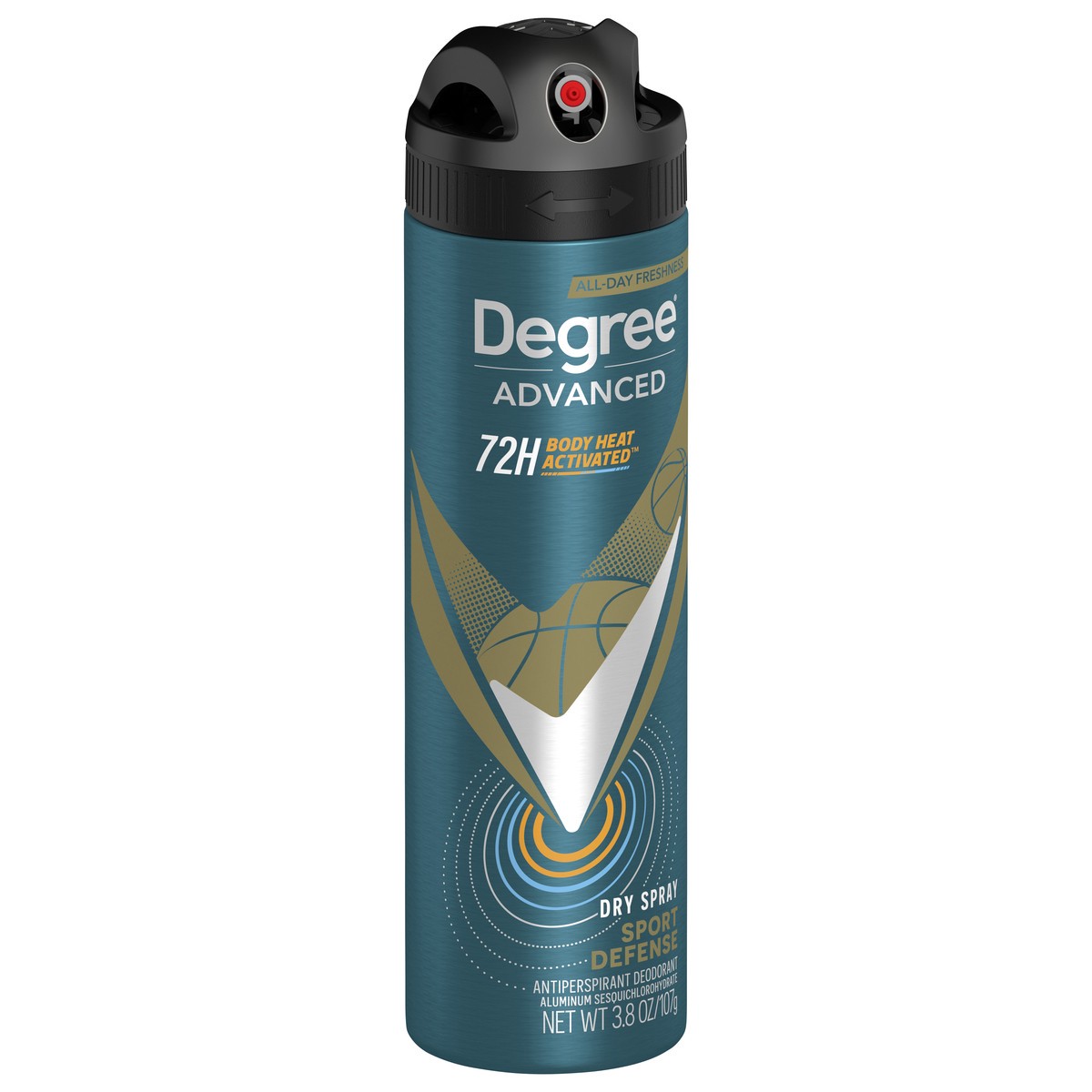 slide 2 of 4, Degree Men Advanced Sport Defense Antiperspirant Deodorant Dry Spray, 3.8 oz