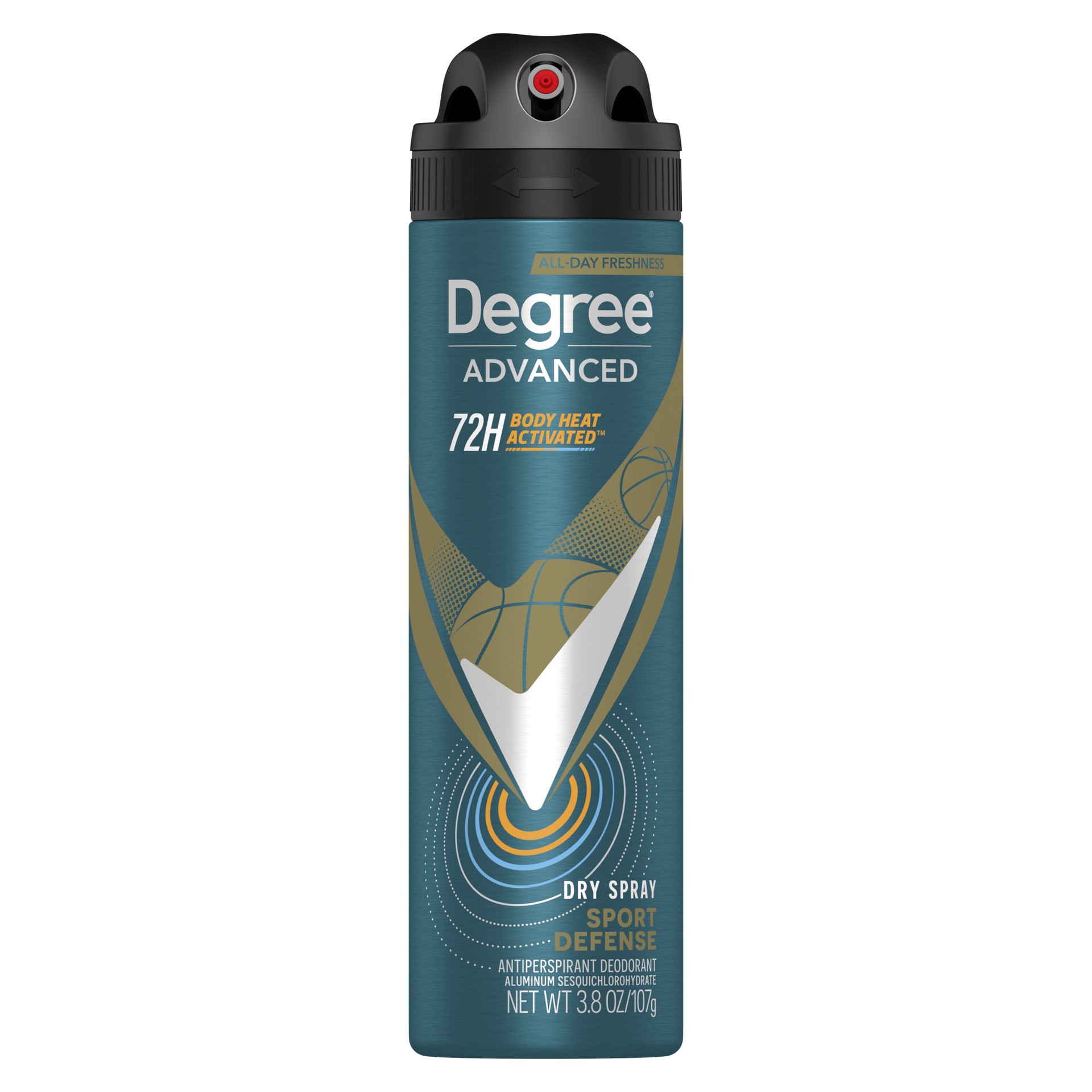 slide 1 of 5, Degree Antiperspirant Deodorant Dry Spray Sport Defense, 3.8 oz, 3.8 oz