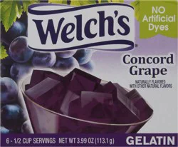 Welch's Concord Grape Gelatin - 3.99 oz