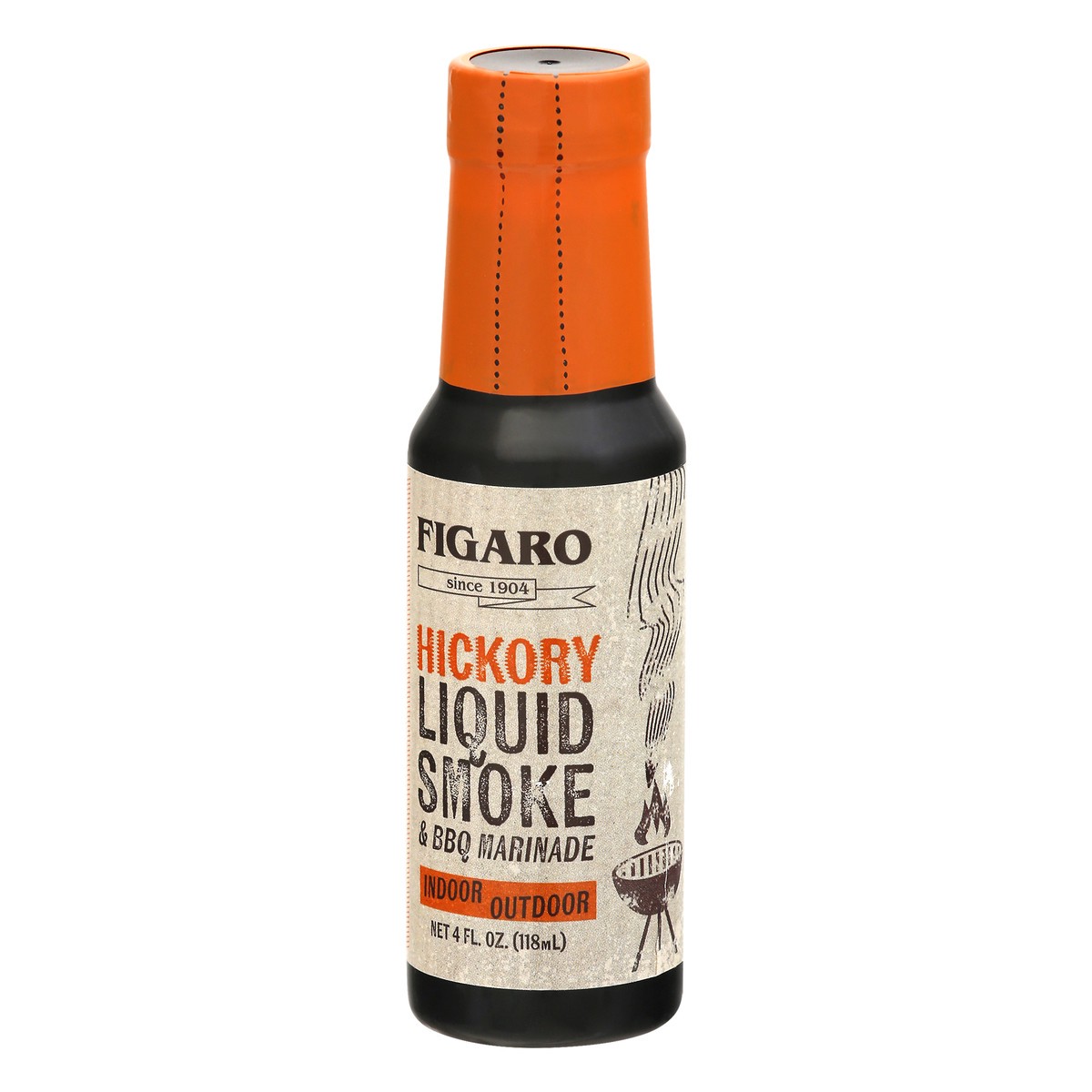 slide 3 of 9, Figaro Hickory Liquid Smoke & BBQ Marinade 4 oz, 4 oz