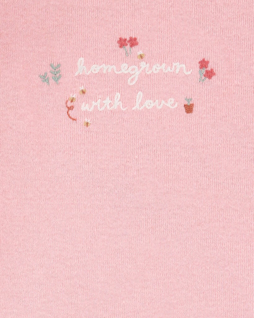 slide 3 of 4, Carter's Baby 4-Piece Farm Print Outfit Set - White/Pink White/Pink NB, 4 pc