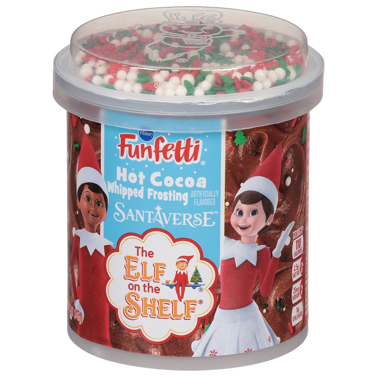 slide 11 of 13, Pillsbury Funfetti The Elf On The Shelf Hot Cocoa Frosting 12 Oz - 12 OZ, 12 oz