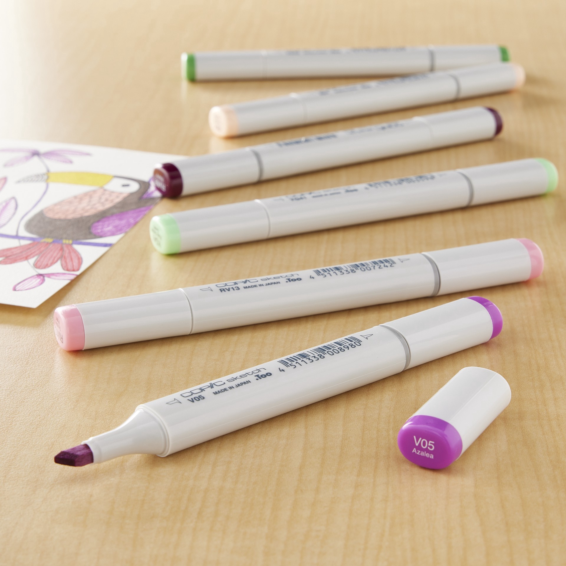 slide 2 of 3, Copic Floral Favorites 1 Sketch Marker Set, 1 ct