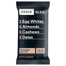 RXBAR Protein Bars, Chocolate Sea Salt, 1.83 oz
