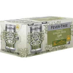 Fever-Tree Premium Light Ginger Beer 8 - 5.07 fl oz Cans