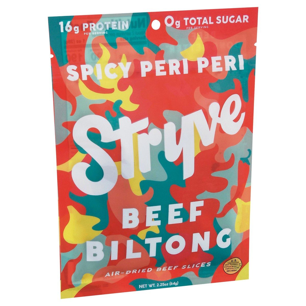 slide 2 of 9, Stryve Spicy Peri Peri Beef Biltong 2.25 oz, 2.25 oz