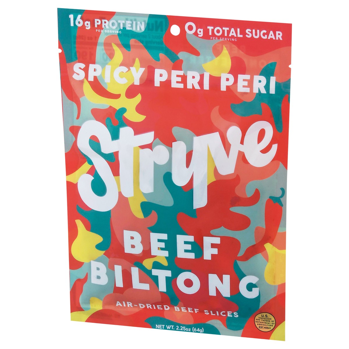 slide 9 of 9, Stryve Spicy Peri Peri Beef Biltong 2.25 oz, 2.25 oz