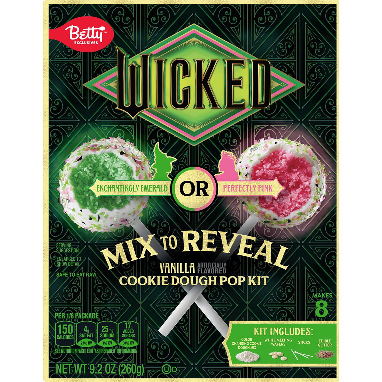 slide 1 of 1, Betty Crocker Wicked Cookie Dough Pop Kit, 9.2 oz