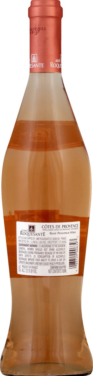 slide 2 of 9, Aime Roquesante Rose Provence Wine 750 ml, 750 ml