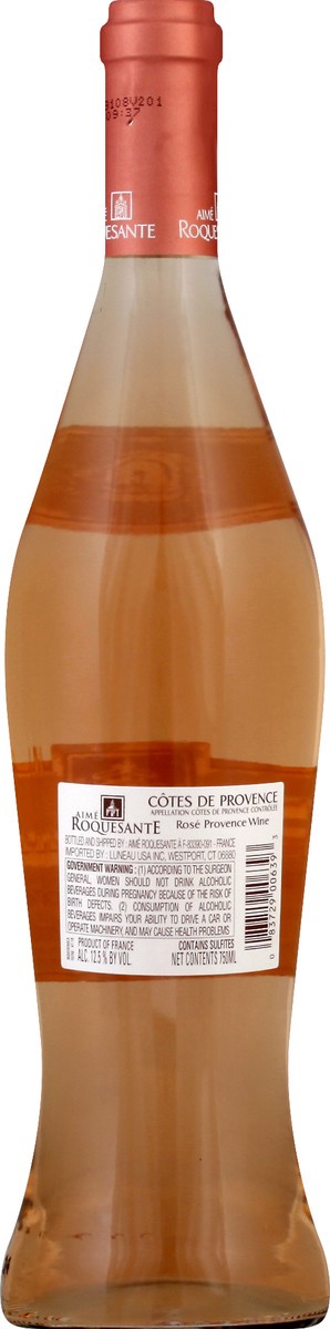 slide 4 of 9, Aime Roquesante Rose Provence Wine 750 ml, 750 ml