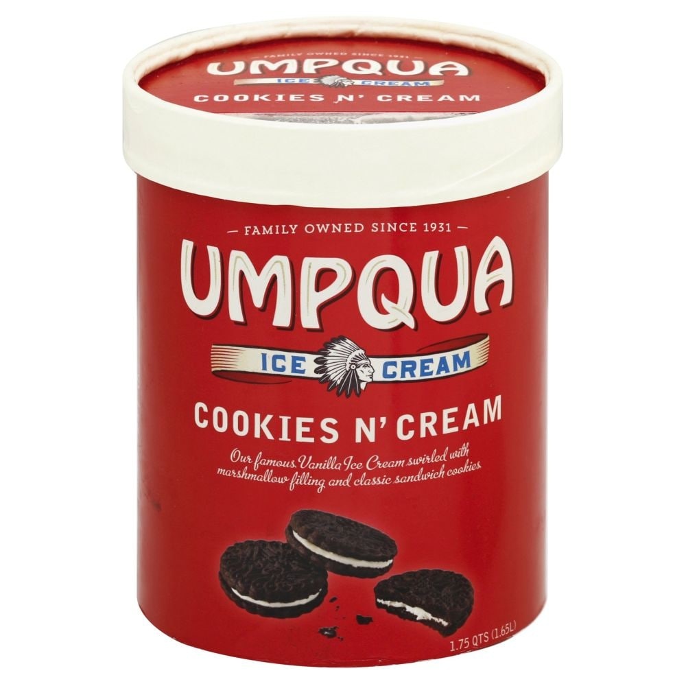 slide 1 of 1, Umpqua Cookies 'N' Cream Ice Cream 1.5 qt, 