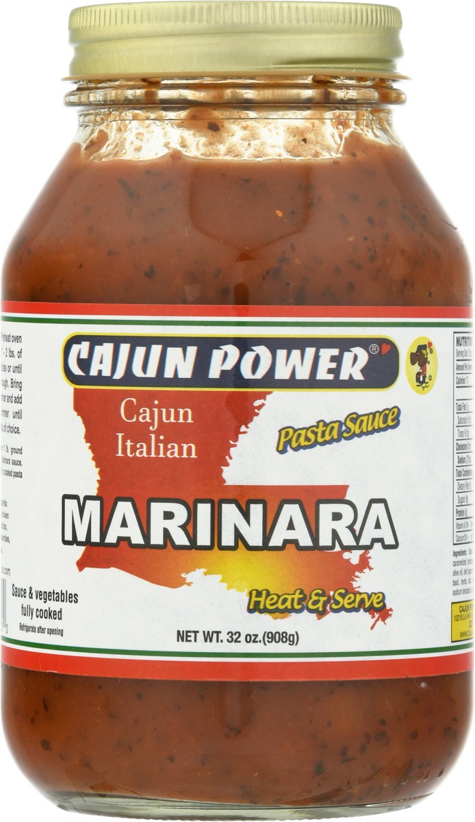 slide 2 of 12, Cajun Power Marinara Pasta Sauce 32 oz, 32 oz