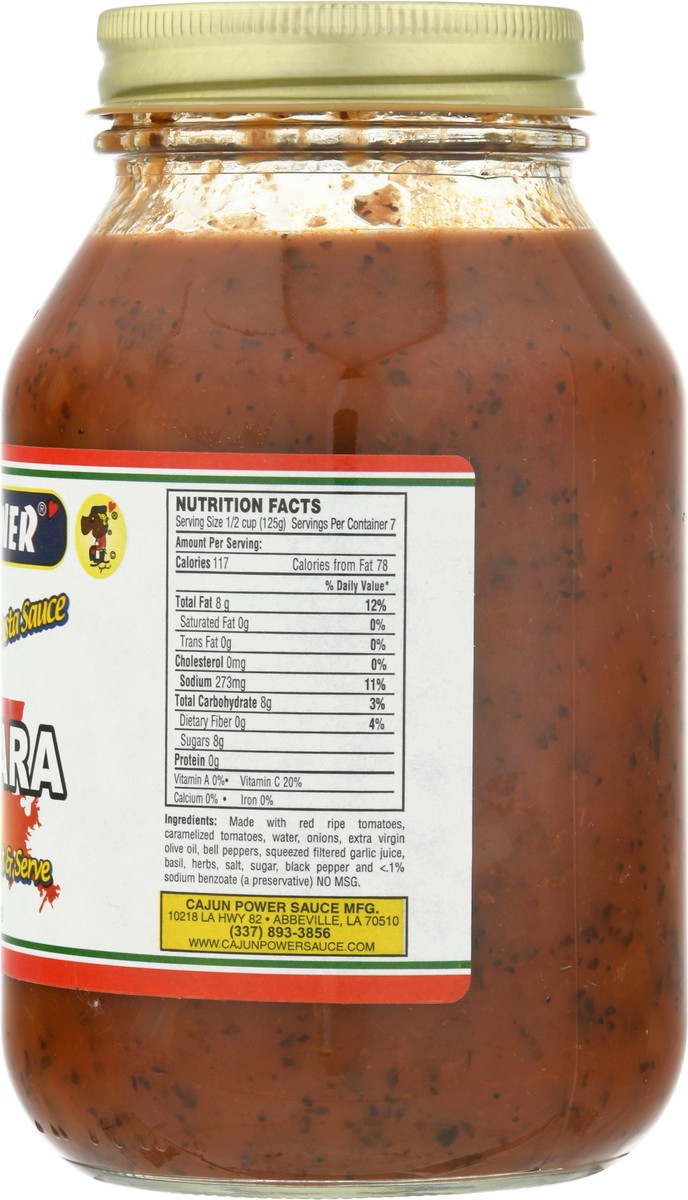 slide 8 of 12, Cajun Power Marinara Pasta Sauce 32 oz, 32 oz