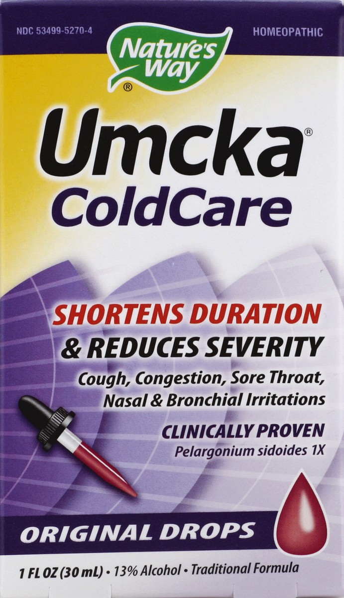 slide 3 of 6, Nature's Way Umcka ColdCare 1 fl oz, 1 fl oz