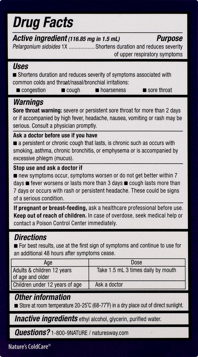 slide 4 of 6, Nature's Way Umcka ColdCare 1 fl oz, 1 fl oz