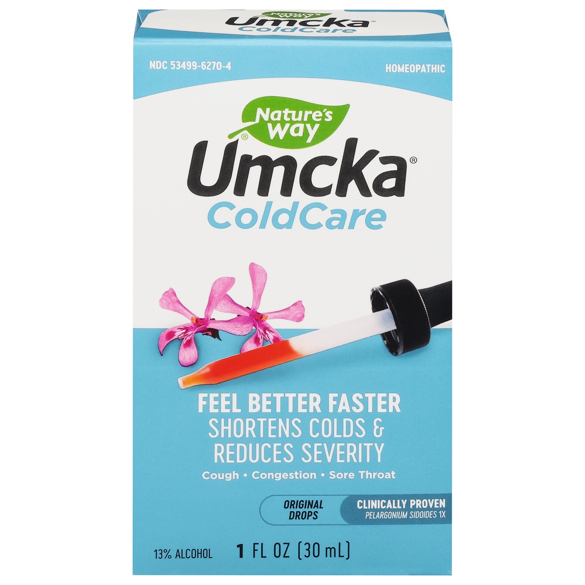 slide 1 of 6, Nature's Way Umcka ColdCare 1 fl oz, 1 fl oz