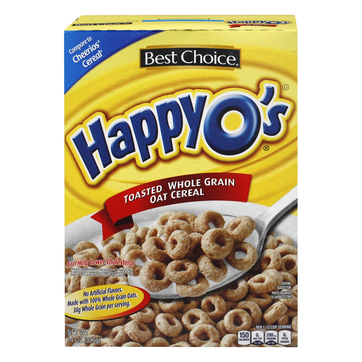 slide 1 of 1, Best Choice Happy O's Cereal, 14 oz