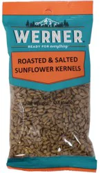 Werner Roasted & Salted Sunflower Kernels - 7 oz