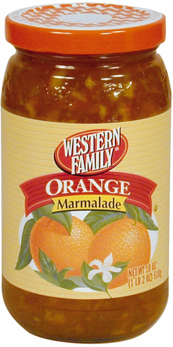 slide 1 of 1, Western Family Orange Marmalade, 18 oz