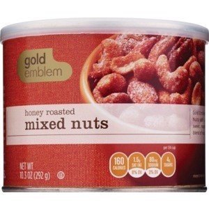 slide 1 of 1, CVS Gold Emblem Mixed Nuts Honey Roasted, 11.5 oz; 326 gram