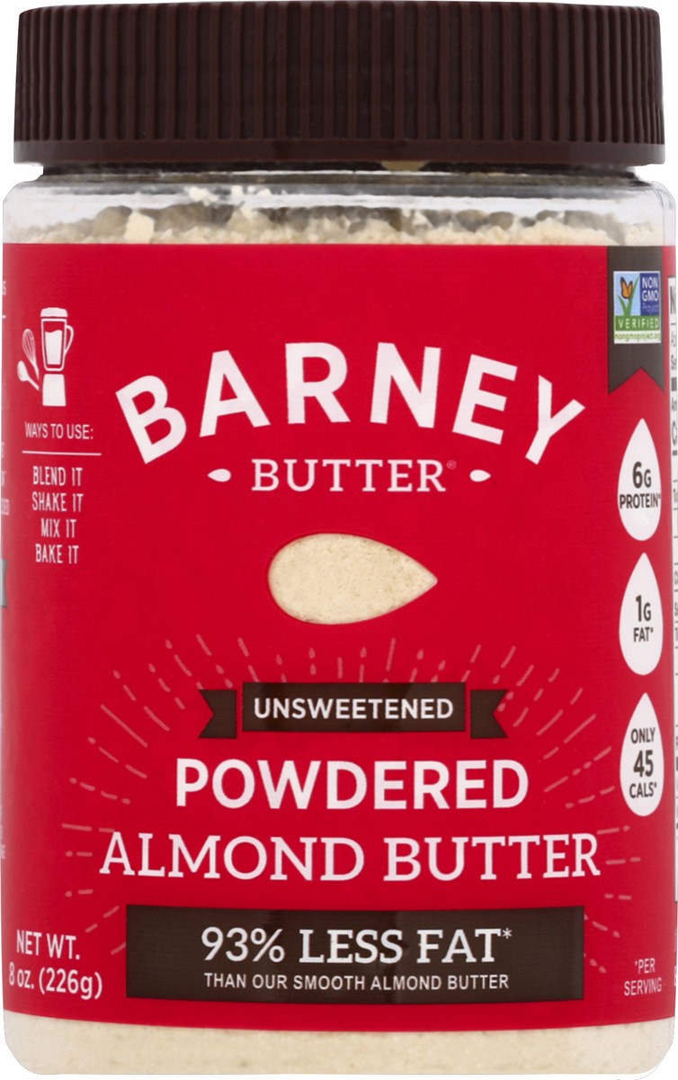 slide 5 of 6, Barney Butter Unsweetened Almond Powder 8 oz, 8 oz