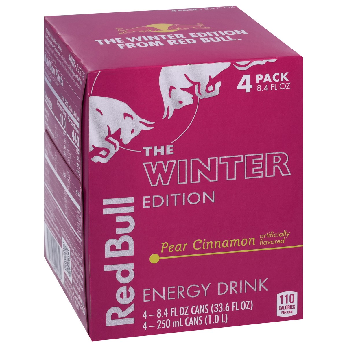 slide 7 of 12, Red Bull The Winter Edition Pear Cinnamon Energy Drink - 4 ct, 4 ct