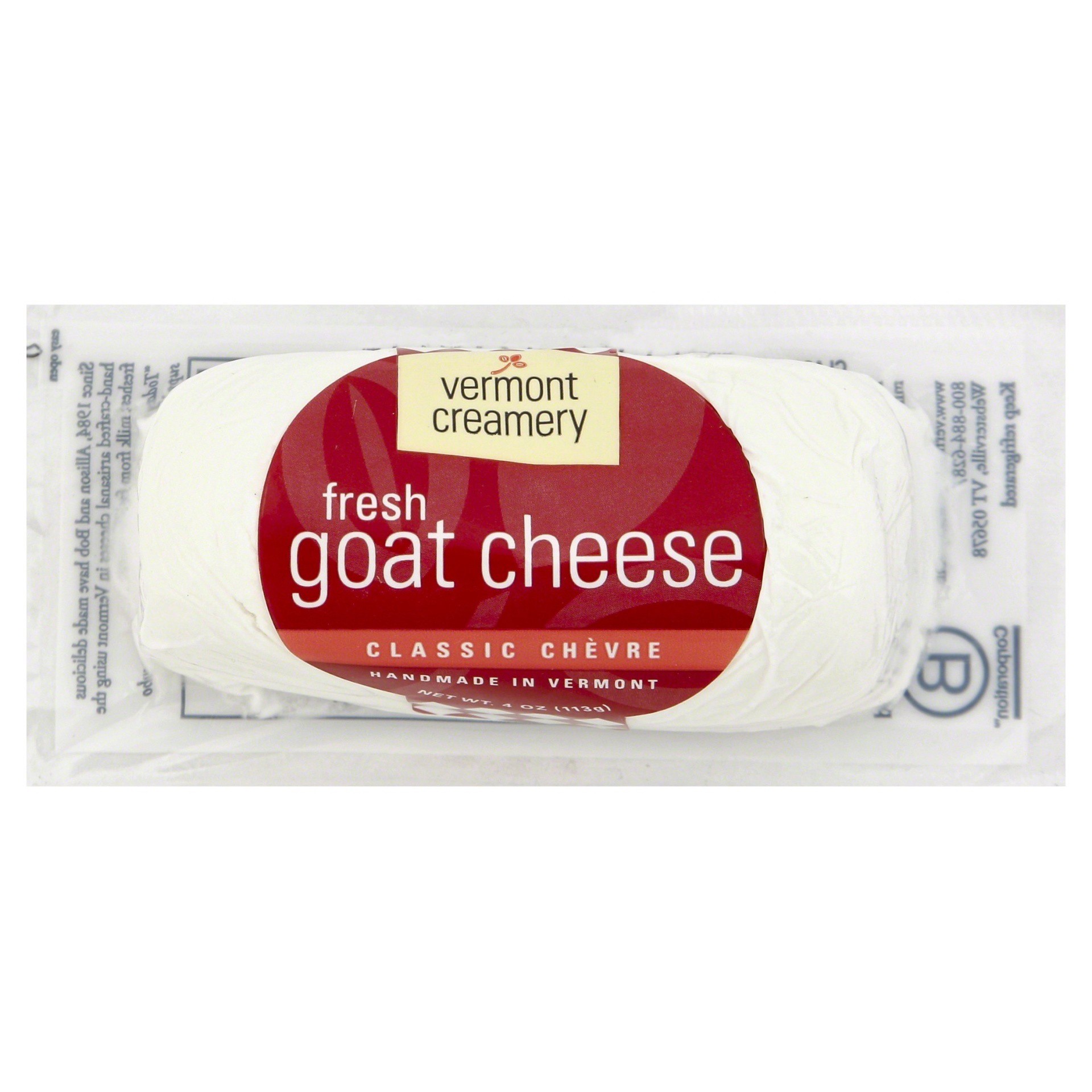 slide 1 of 8, Vermont Creamery Goat Cheese Log, 4 oz