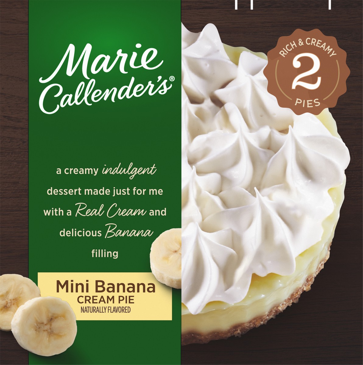 slide 5 of 11, Marie Callender's Banana Cream Pie Mini 2 ea, 2 ct