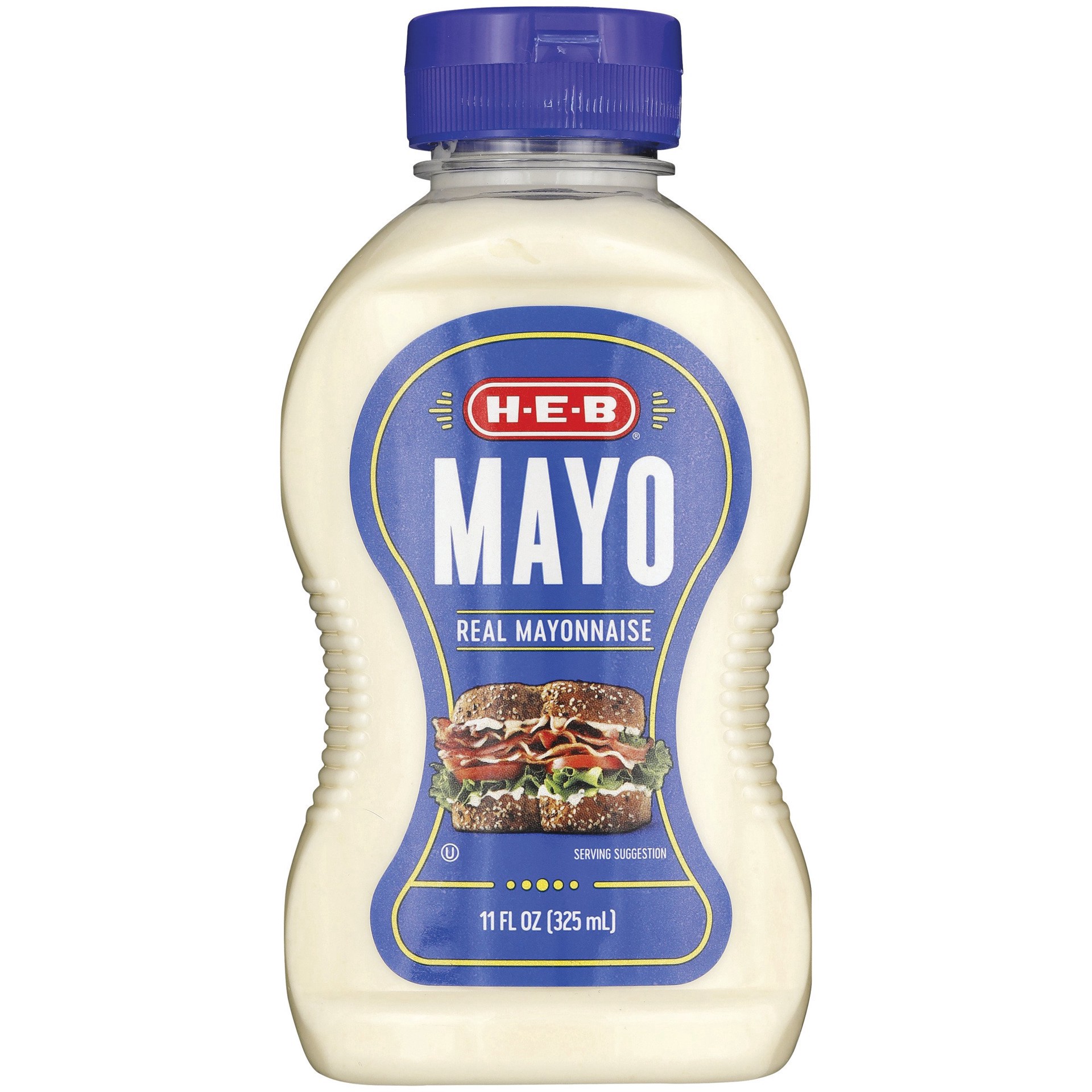 slide 1 of 1, H-E-B Real Mayonnaise, 11 oz