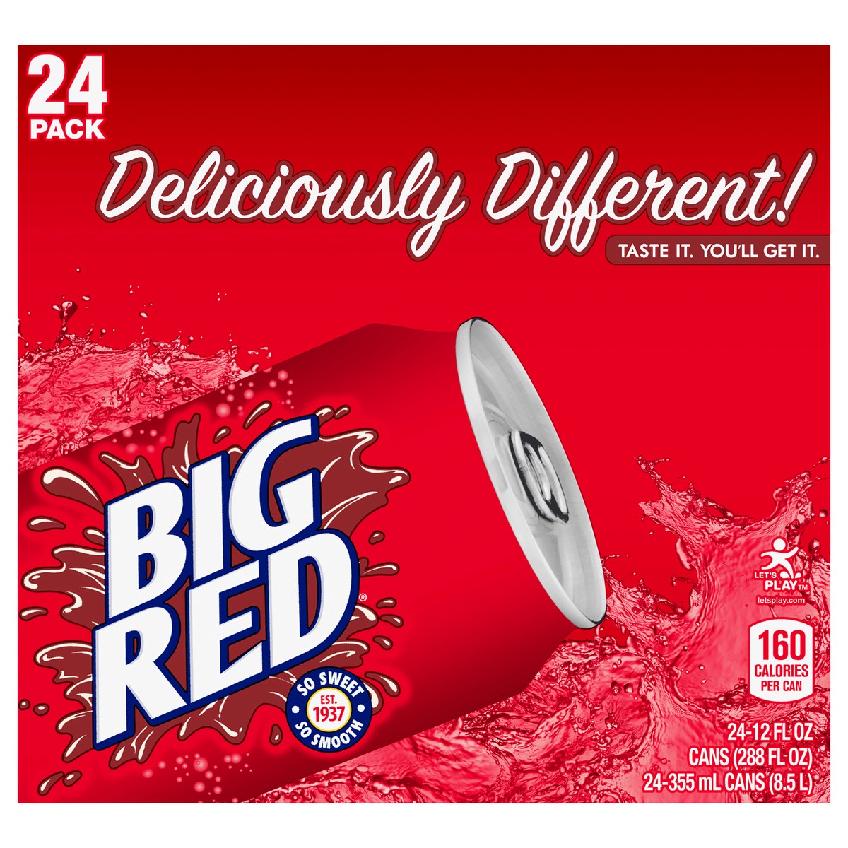 slide 1 of 25, Big Red Soda - 12 ct; 12 oz, 12 ct; 12 oz