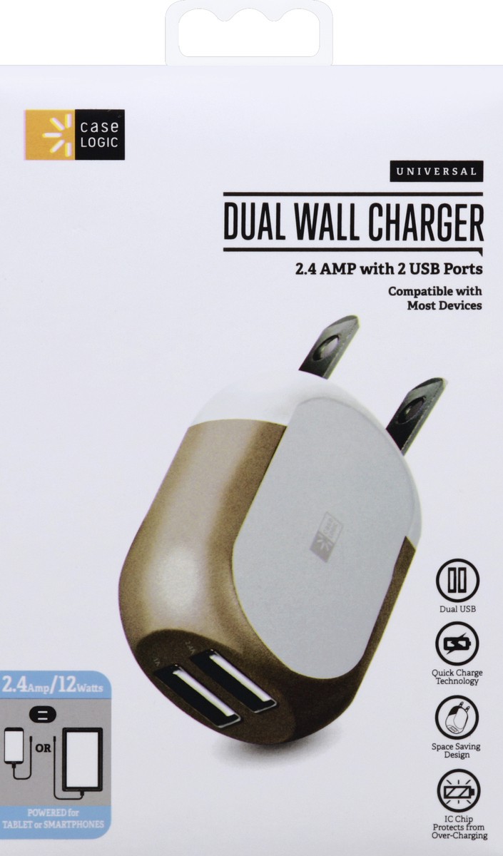 slide 1 of 4, Case Logic Wall Charger 1 ea, 1 ea