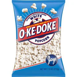 O-Ke-Doke White Popcorn, 7.5 oz
