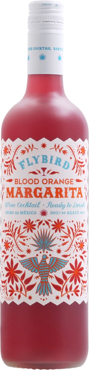 slide 9 of 9, Flybird Blood Orange Margarita Wine Cocktail, 750 ml