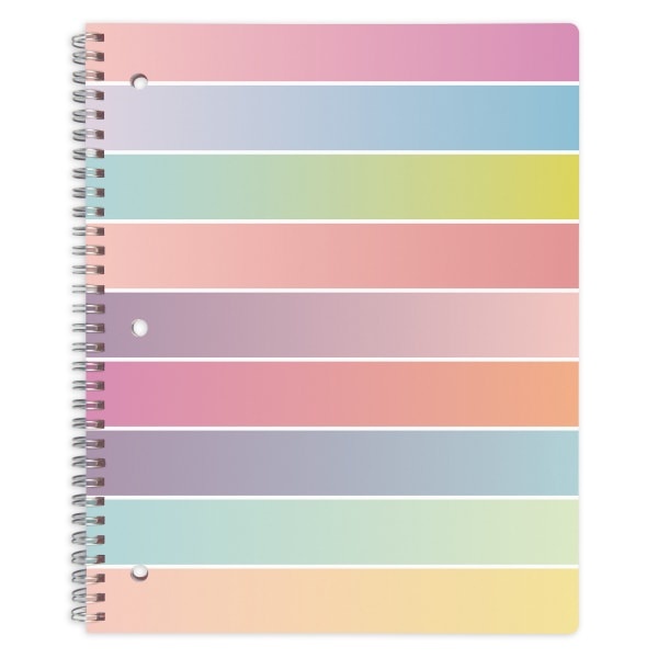 slide 1 of 1, Office Depot Brand Fashion Notebook, 8-1/2'' X 10-1/2'', Wide Ruled, 160 Pages (80 Sheets), Dreamland, 80 ct